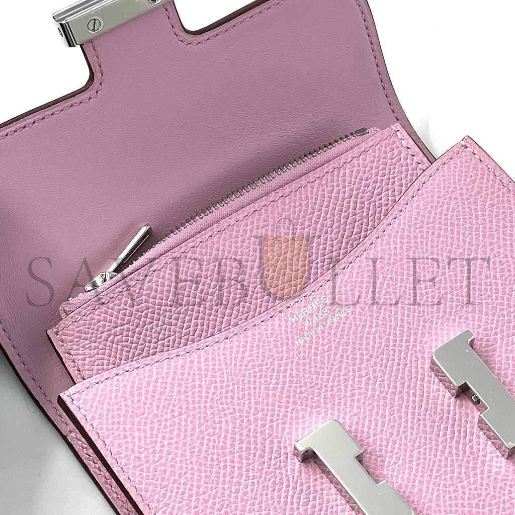 H**mes master constance slim wallet epsom h085101ccx9(12.4*10.2*3cm)